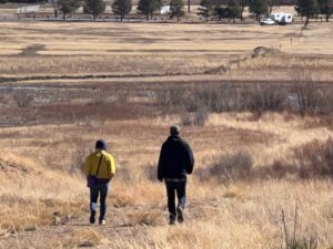 The first steps on what would later become known as the "Donkeyshoe Trail."